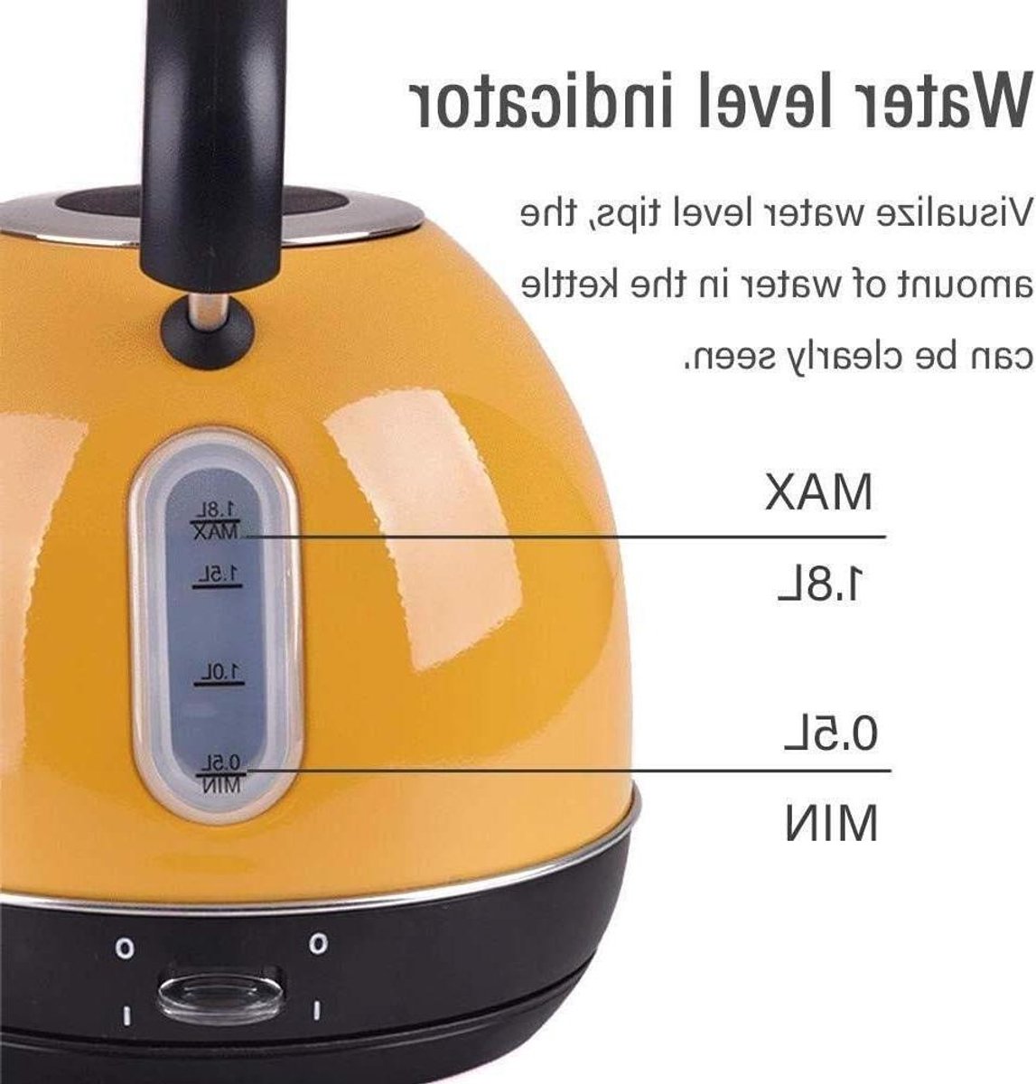 Elektrische Waterkoker - Snel Koken - Koffie Thee - Automatische Uitschakeling - 1.8 Liter - Groen