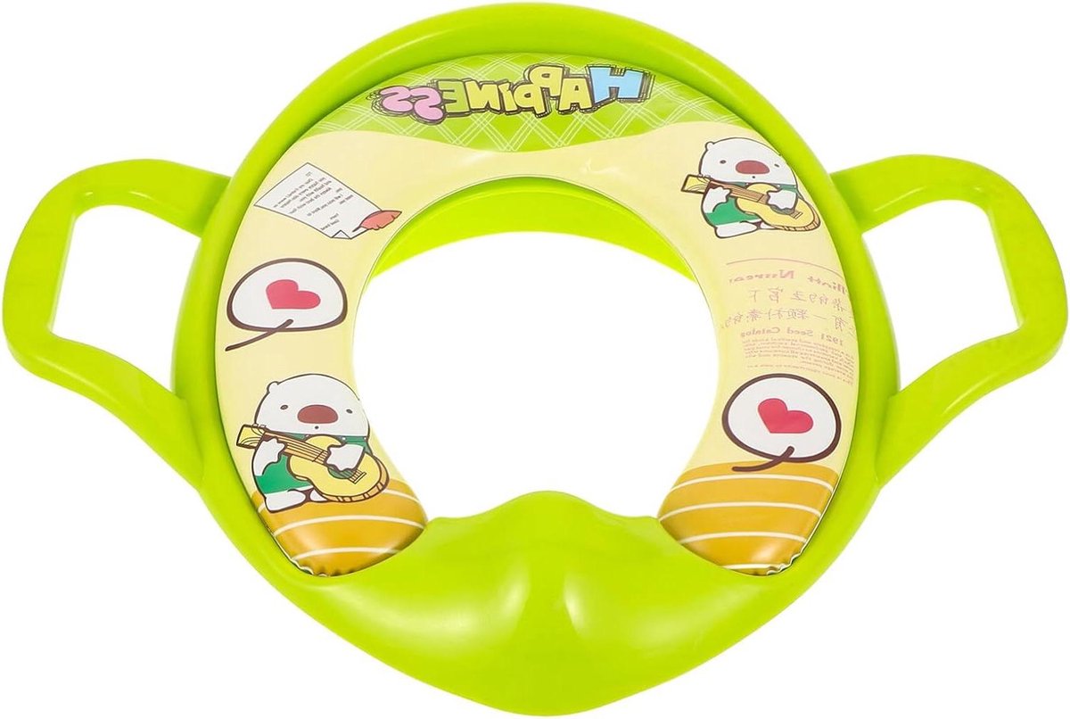 Potty Training Toilet - Kinder Potje - Zindelijkheidstraining - Antislip Bodem - 39.5 x 34 cm - Groen