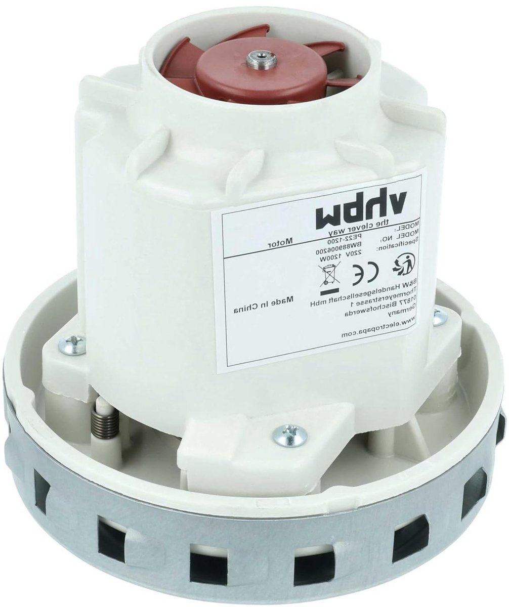 Motor Vervanging - Stofzuiger Motor - Huishouden Schoonmaken - Krachtig en Duurzaam - 1200 W - Wit/Zilver