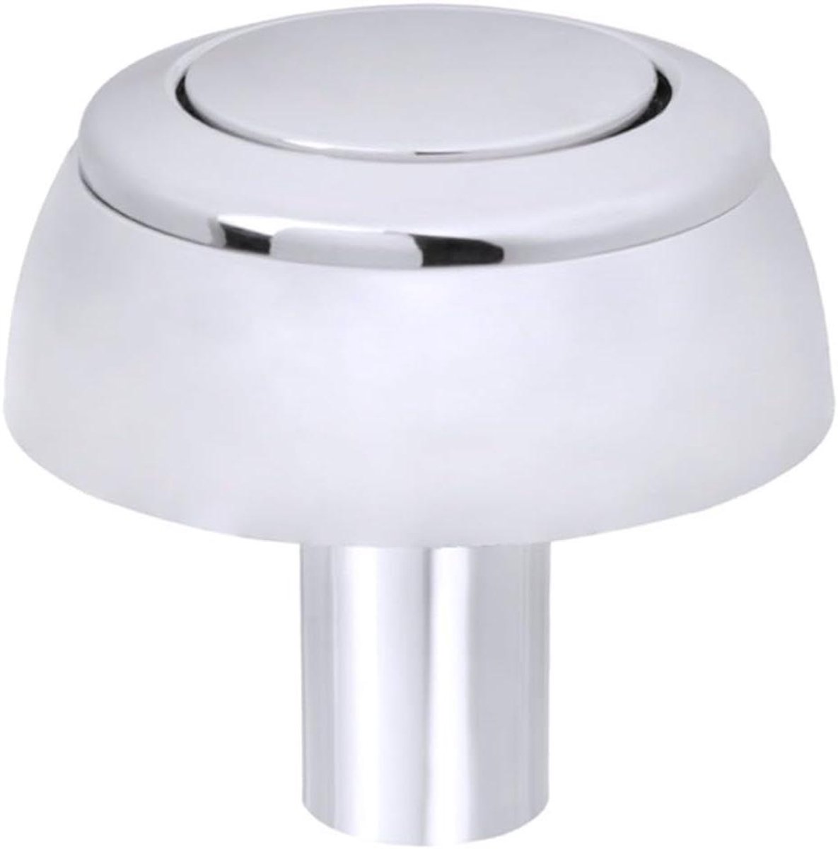 Toiletspoelknop - Drukknop spoelbak - Badkamer reparatie - Eenvoudige installatie - 38-44 mm - Chroom