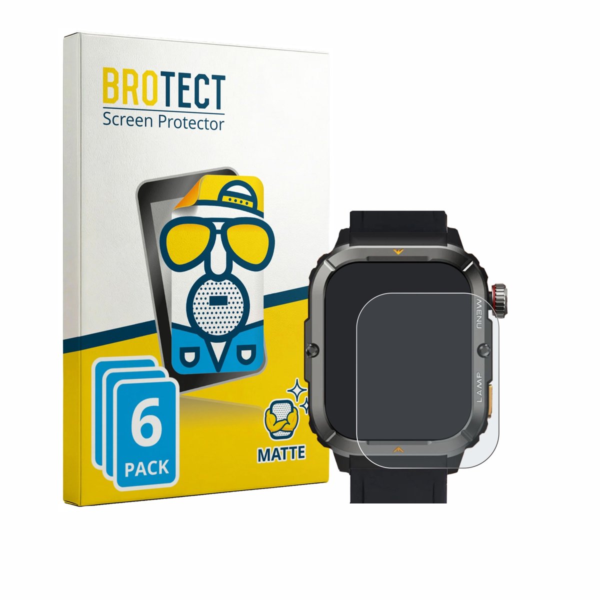 BROTECT - Screenprotector voor AGM Legion 3 - Folie Beschermfolie matte 6 Stuks