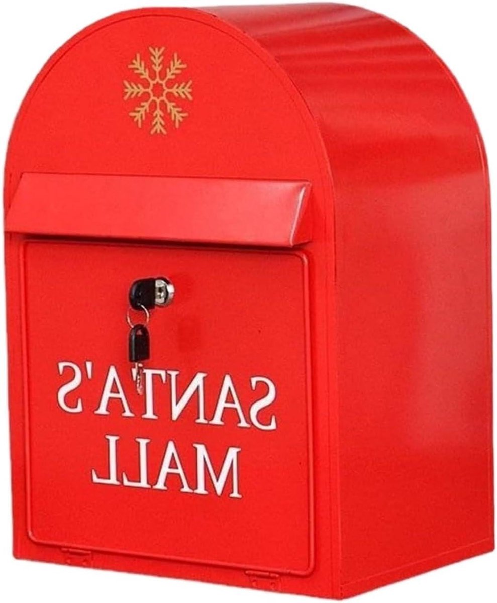 Brievenbus Opvangbak - Postvanger Muur - Post Veilig Bewaren - Eenvoudige Installatie - 30x20x40cm - Rood