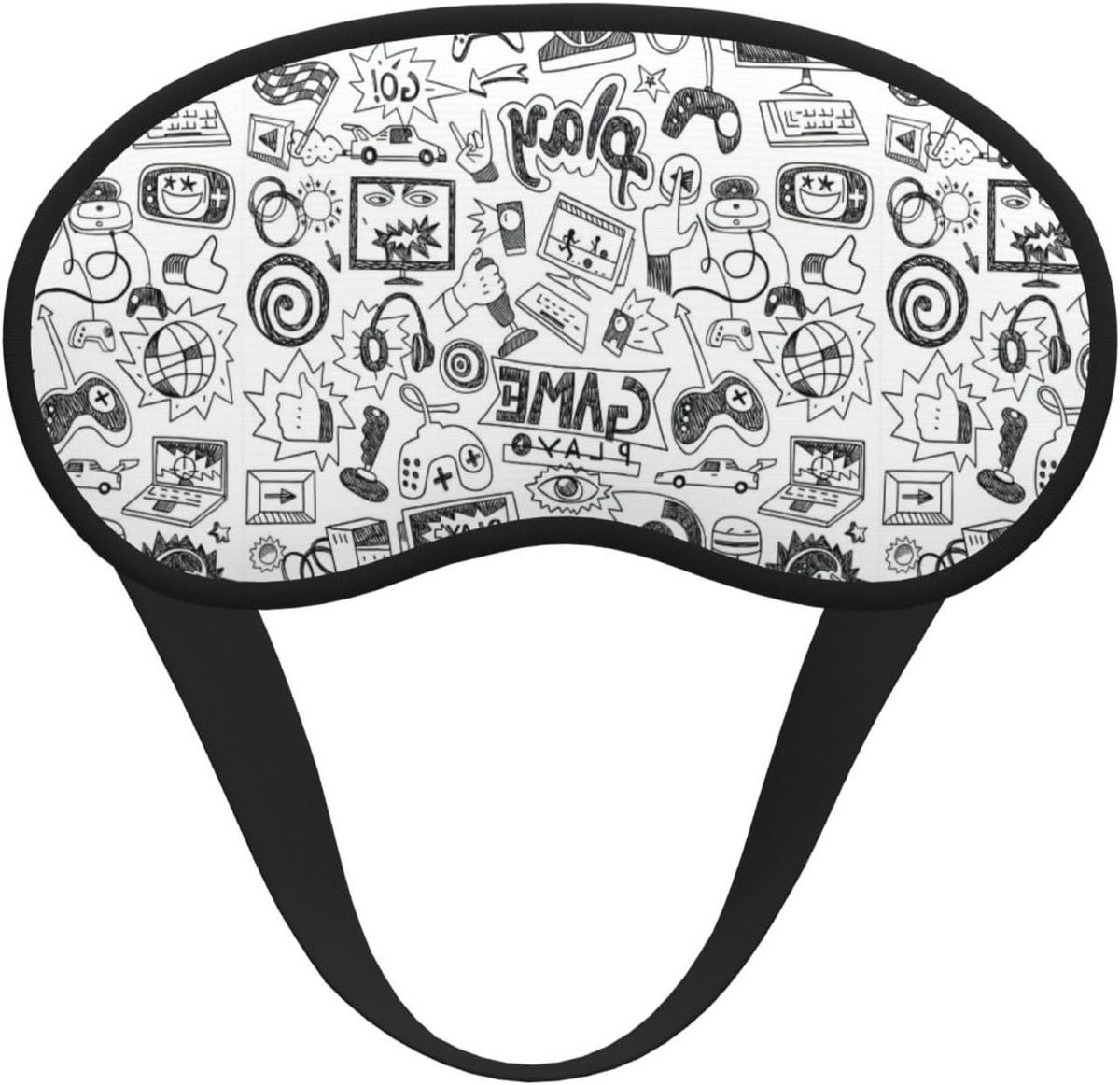 Slaapmasker - Oogmasker - Reizen Meditatie - Volledige Lichtblokkering - 195 cm Lengte - Print
