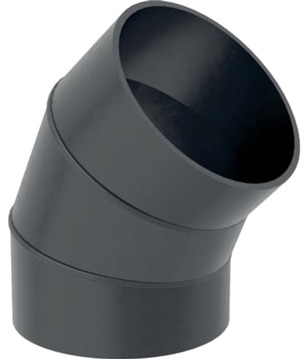Geberit PE Segmentbocht, DN 250, dø 250 mm, 371.015.16.1