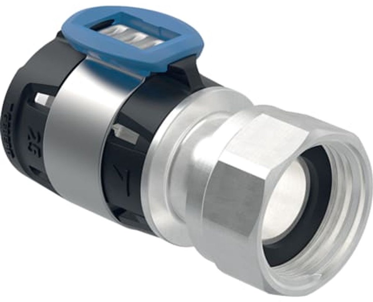 Geberit FlowFit aansluiting recht, met wartelmoer, DN 20, 619.492.22.1