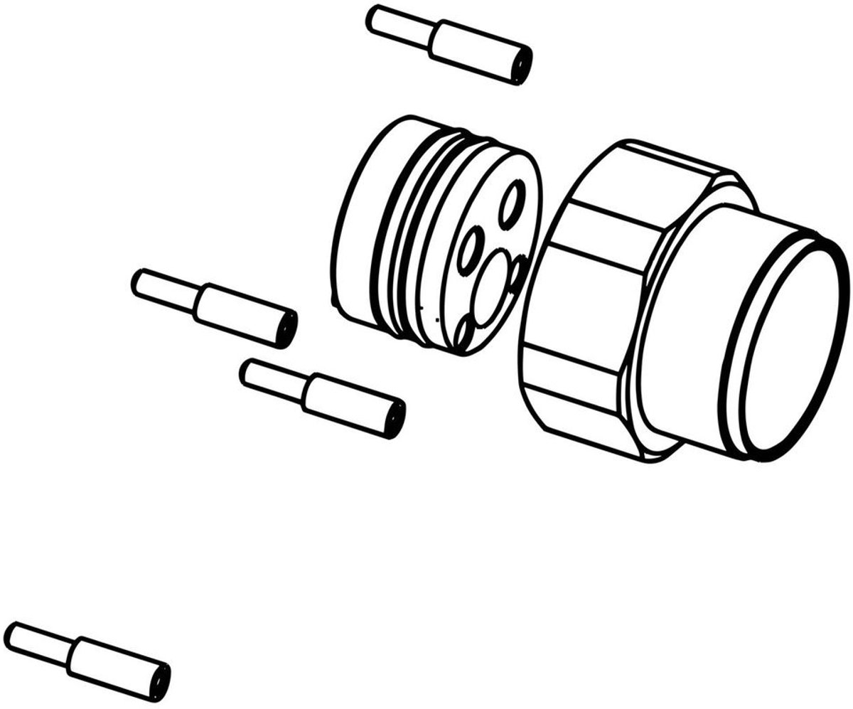 Hansa Matrix - Verlengset 20 mm voor hendelkraan 59913590