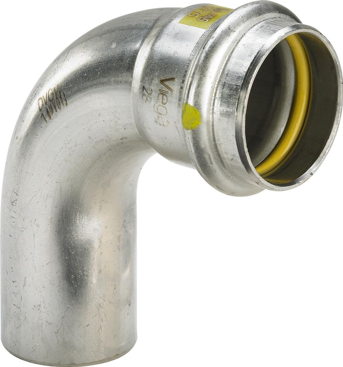 Viega Sanpress Inox G-bocht 90 graden, d 54mm roestvrij staal model 0216.1, 486112