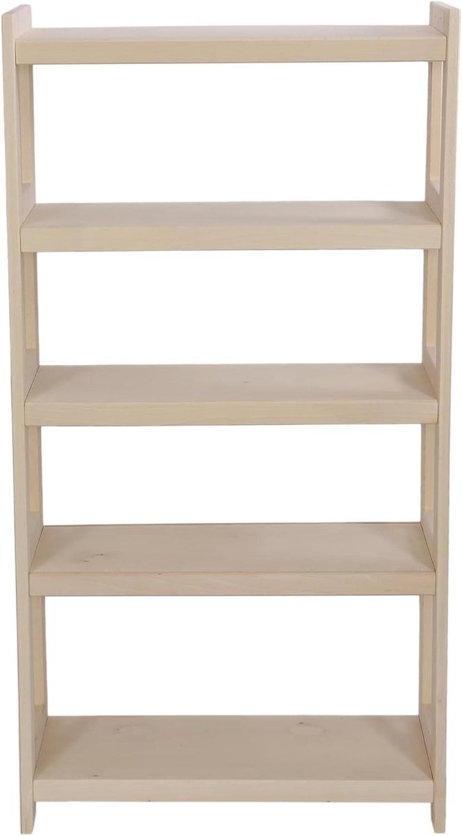 Rek voor zware lasten - Opbergrek Werkplaats - Opslag Organiseren - Massief Beukenhout - 173 x 60 x 43 cm