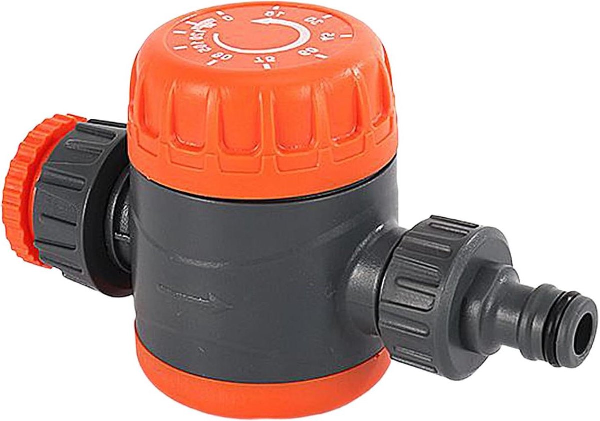 Tuinslang Timer - Water Timer Besproeiing - Automatisch Water Geven - Mechanische Betrouwbaarheid - 120 Minuten - Grijs