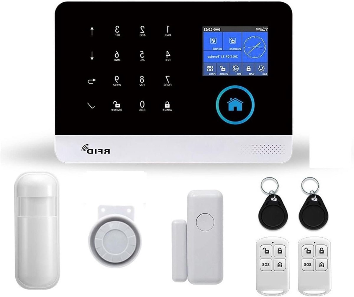 Draadloos Alarmsysteem - WIFI GSM - Huis Beveiligen - App Bediening - 100 Zones - Wit