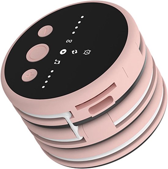 Kussenluidspreker - Botgeleiding speaker - Ontspannen slapen - Witte ruis functie - 85 x 62 x 42 cm - Roze — afbeelding 4