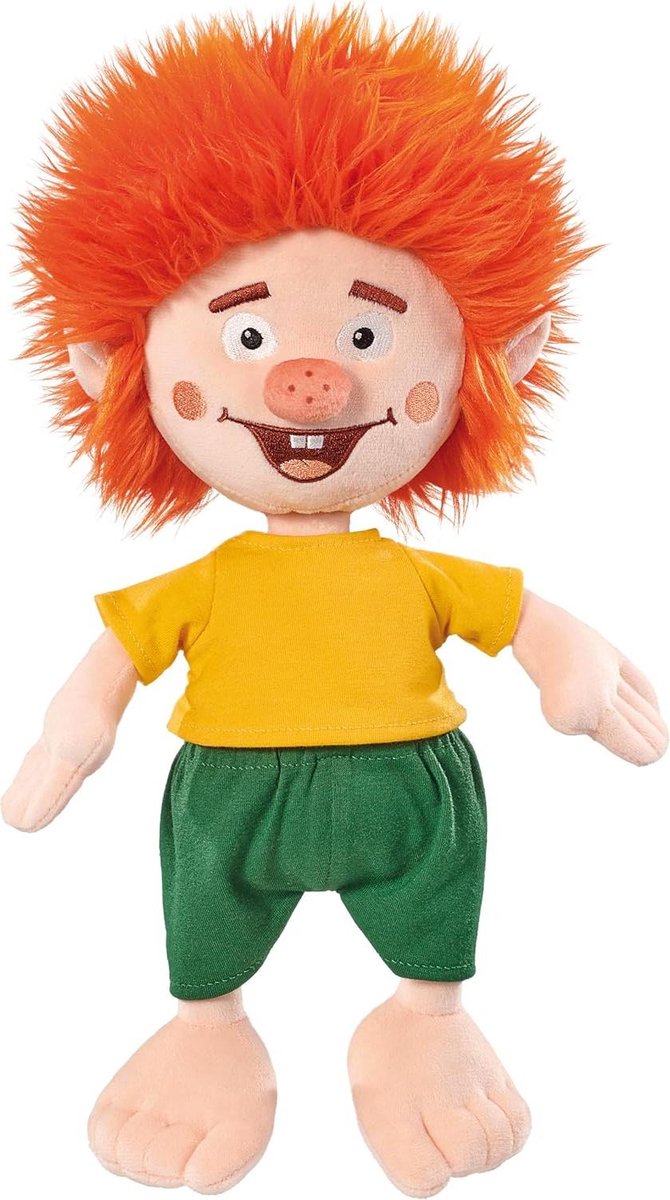 Pluche Figuur - Knuffelpop - Spelen en Knuffelen - Zacht Materiaal - 35 cm - Meerkleurig