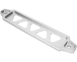 Jonlaki Batterijbevestigingsbeugel, Batterijhouder, Batterijhouderset, Autobatterijhouderkit, Autobatterij Batterijbevestigingsbevestigingsbeugel voor 21 21R 22F 22HF 22R Inclusief J-bouten (Zilver
