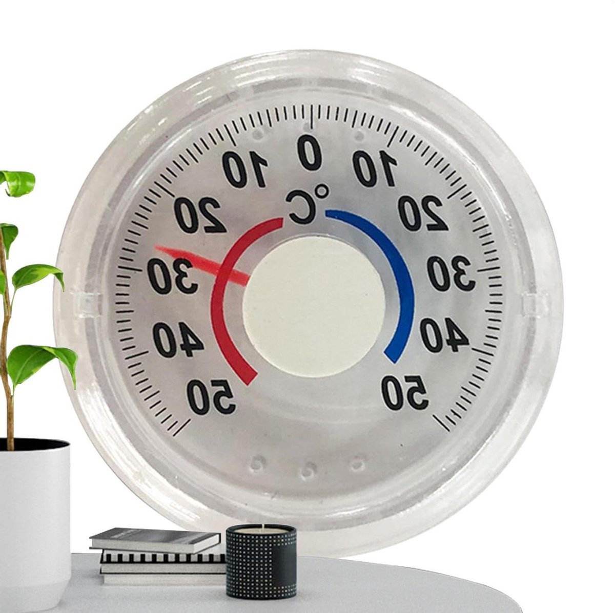 Raamthermometer - Weerinstrument Buiten - Temperatuur Meten - Hoge Sensor Gevoeligheid - 10 cm - Tweekleurig