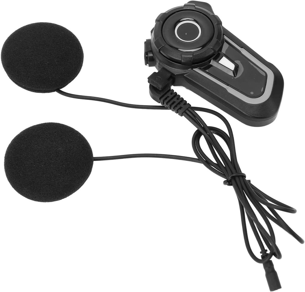 Motorhelm Headset - Motor Communicatie - Veilig Onderweg - Intercom tot 1500m - IP67 Waterdicht - Oranje