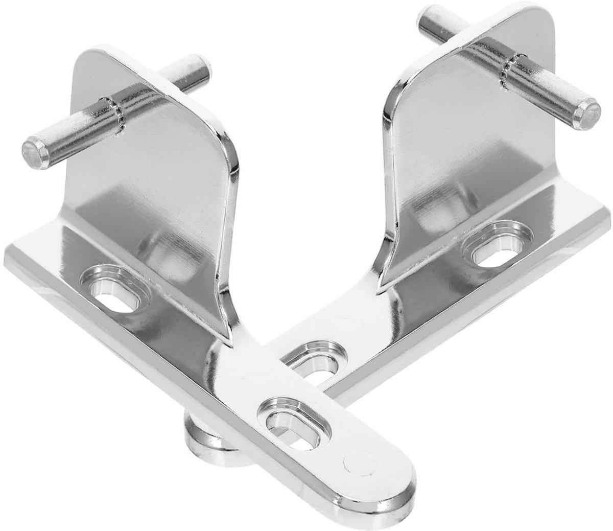 Vriezer Scharnier - Koelkast Deur - Apparaat Reparatie - Zinklegering Materiaal - 2 Stuks - Zilver