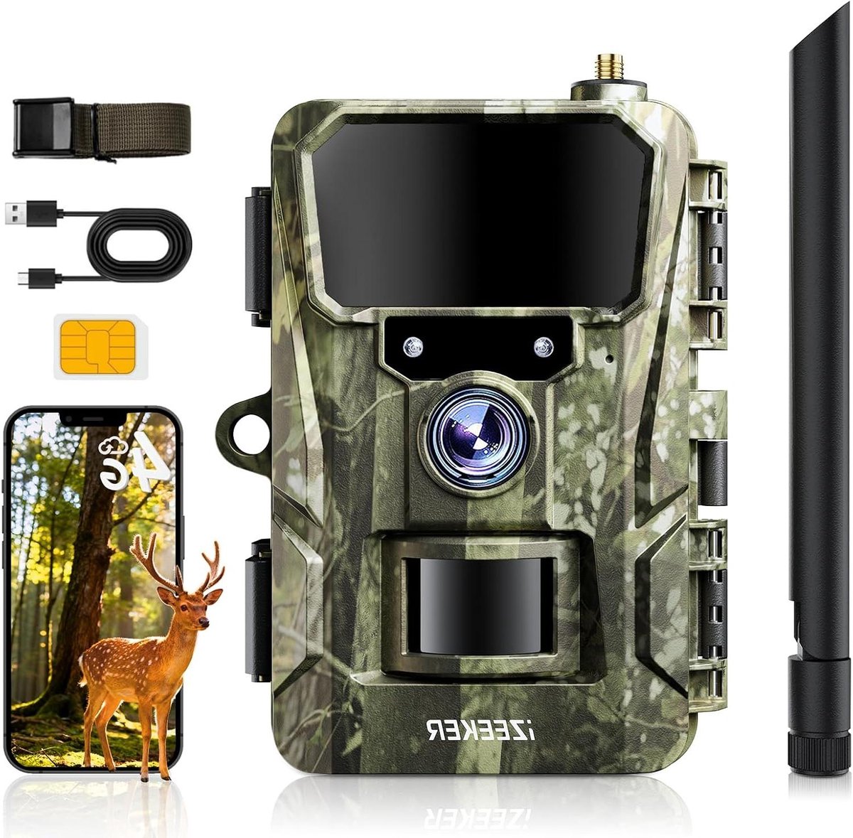 Trail Monitor - Wildcamera Tracker - Natuur Observatie - Hoge Resolutie - Niet Gespecificeerd - Groen