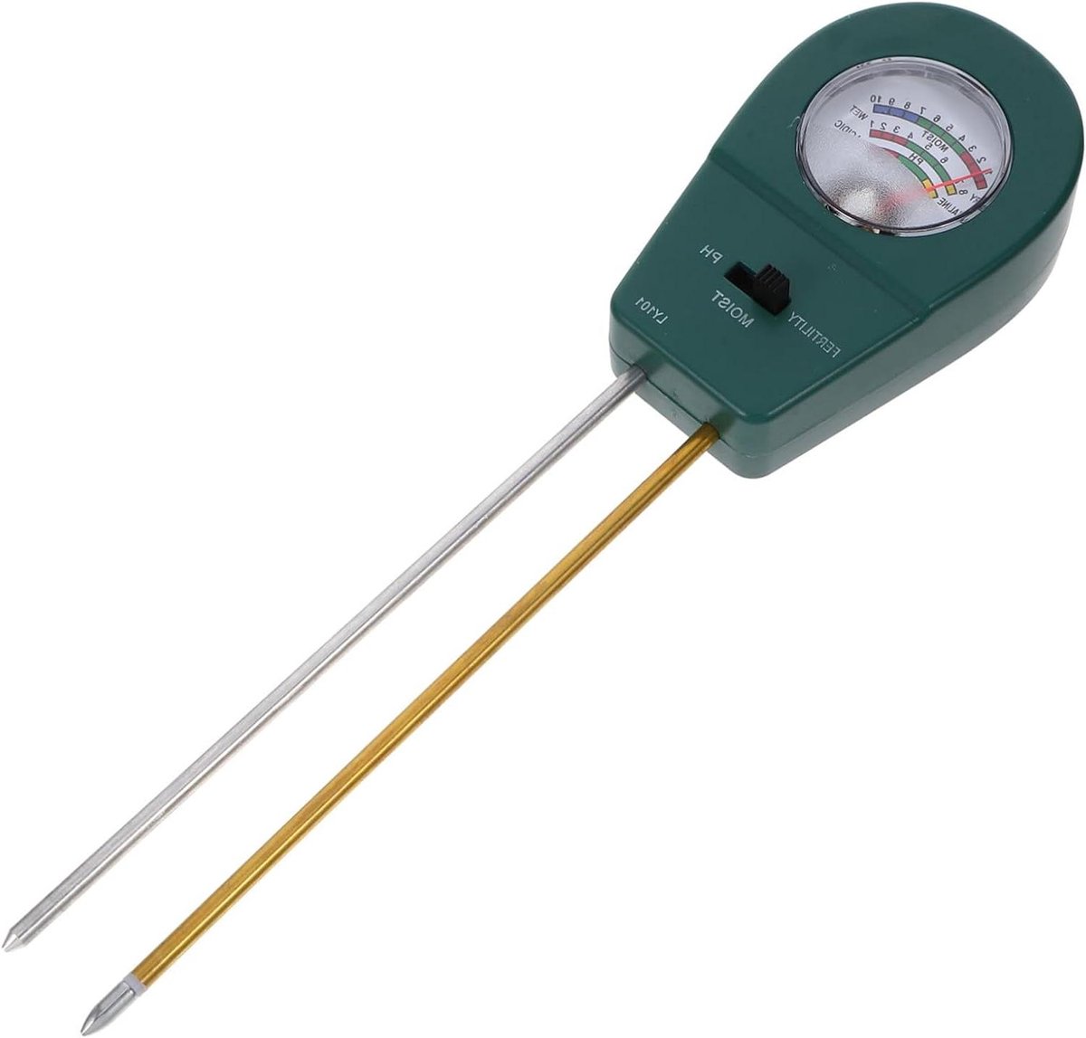 Bodemdetector Kit - Tuinmeter PH - Planten Verzorgen - Snelle Nauwkeurige Meting - 25 cm - Groen
