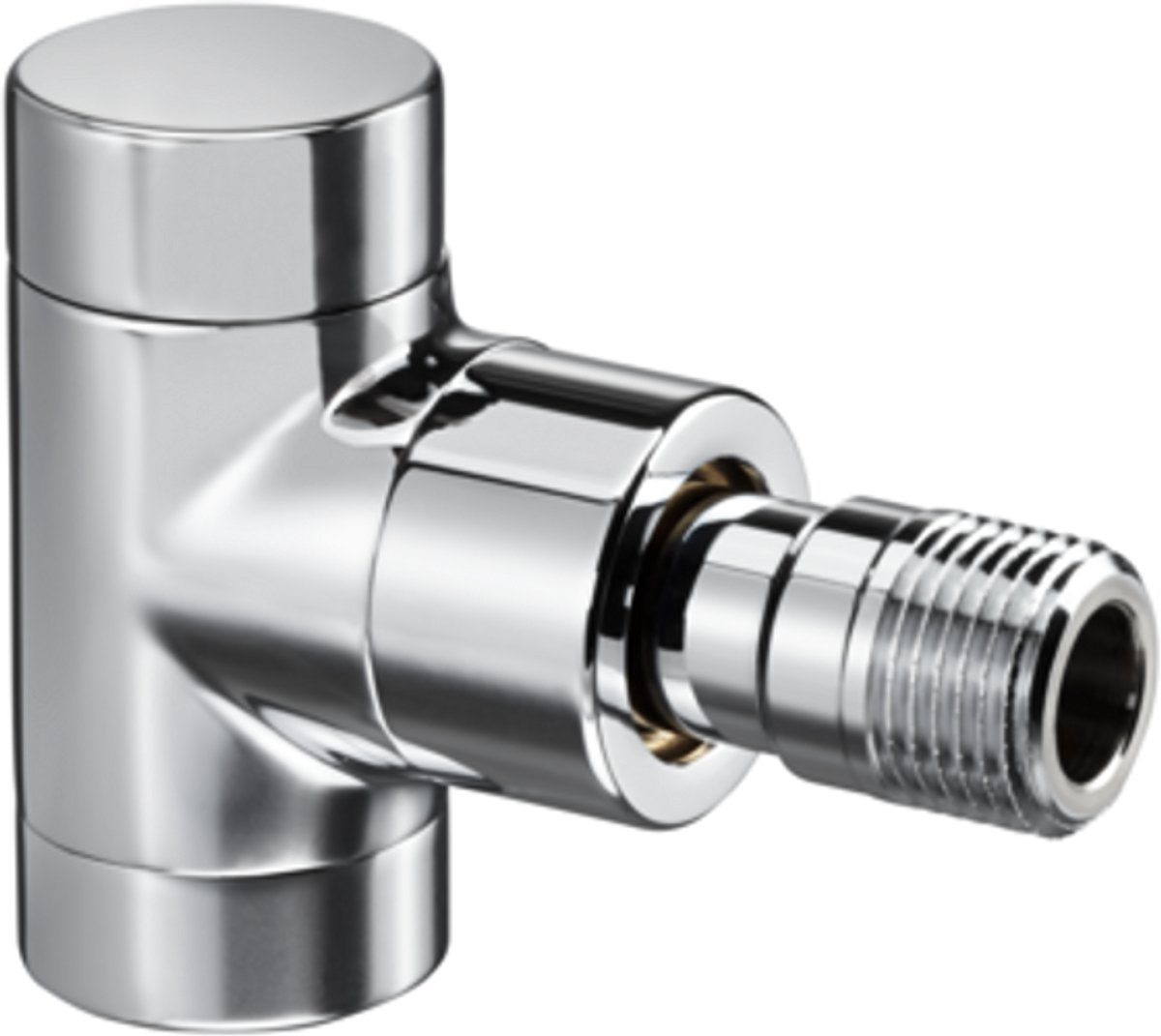 OVENTROP Retourkoppeling Combi E hoek DN 15, PN 10, wit gepoedercoat, 1166062