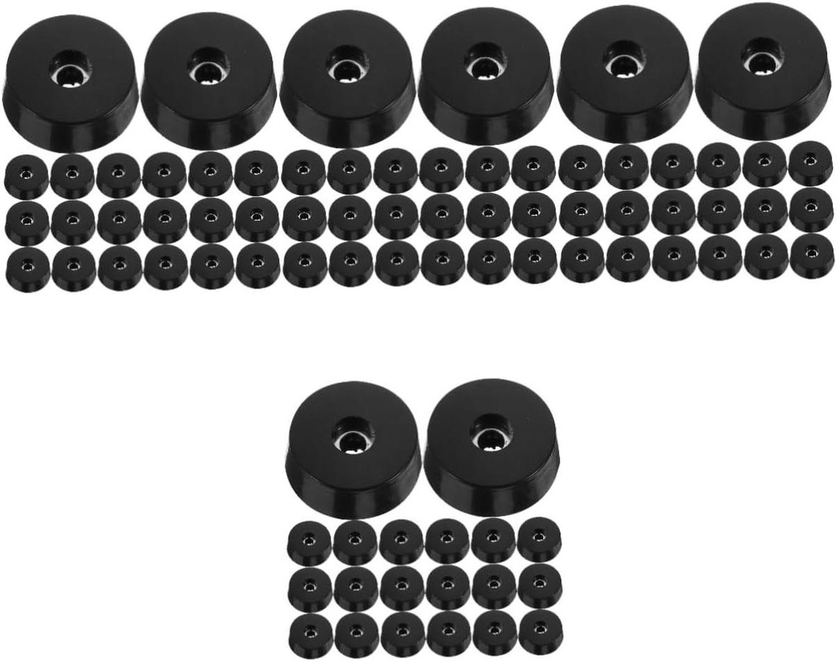 Rubberen Voetjes - Meubelbeschermers - Vloer Beschermen - Antislip Ontwerp - 400 Stuks - Zwart