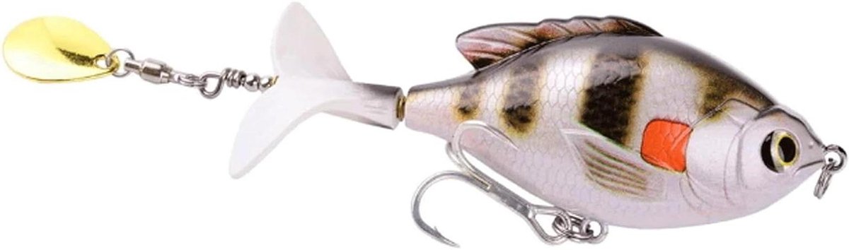 Kunstaas met Propeller - Topwater Plopper - Vissen Vangen - Levendige Actie - 97mm 16.6g - Natuurlijk
