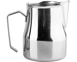 Melkopschuimer Kan - Melkopschuimkan - Latte Art Maken - Adelaarssnavel Tuit - 350 550 750ml - Zilver