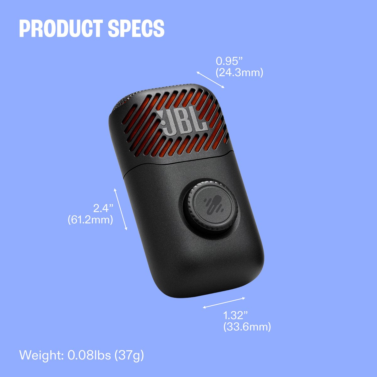 JBL EasySing Mic Mini - Draadloze Microfoon Set - USB-C, AUX, Bluetooth - Compacte Microfoon - Karaoke - Dasspeld - Lavalier - Video's, Livestreams, Vloggen, Podcast, Content - PartyBox — cadeau in Cadeau-ideeën - foto 6