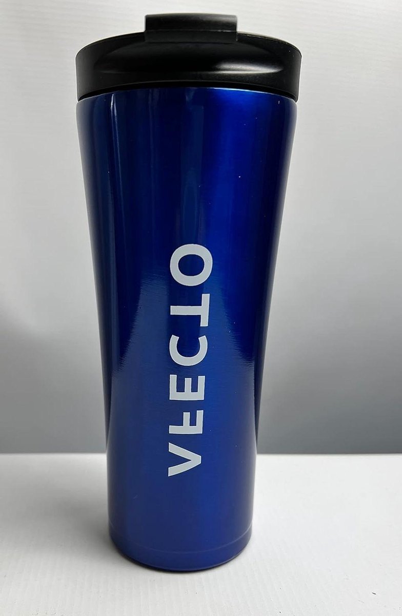 Koffie Beker - Drinkbeker - Onderweg - Lekvrij - 600ml - Blauw