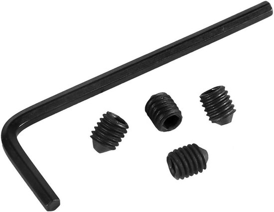 Schakelknop - Versnellingspook - Auto Interieur - Massief Aluminium - 5 Versnellingen - Zwart — afbeelding 3