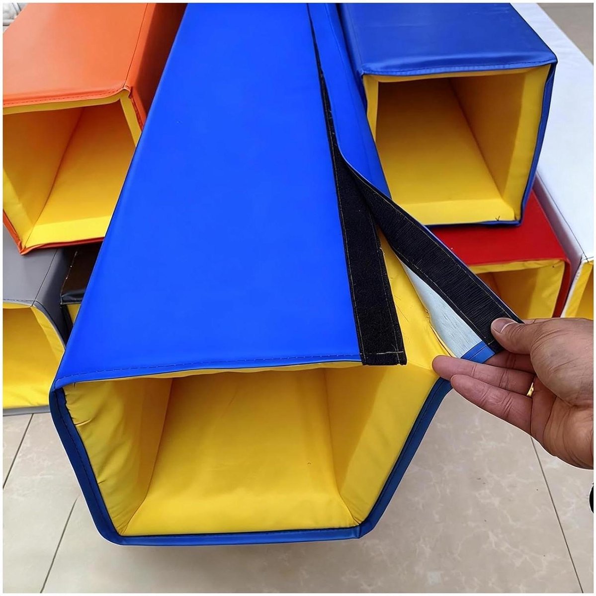 Schuimrubberen Paalbeschermer - Paalkussen Paalvulling - Sport Veiligheid - Aanpasbare Hoogte - 2-12 inch palen - Zwart