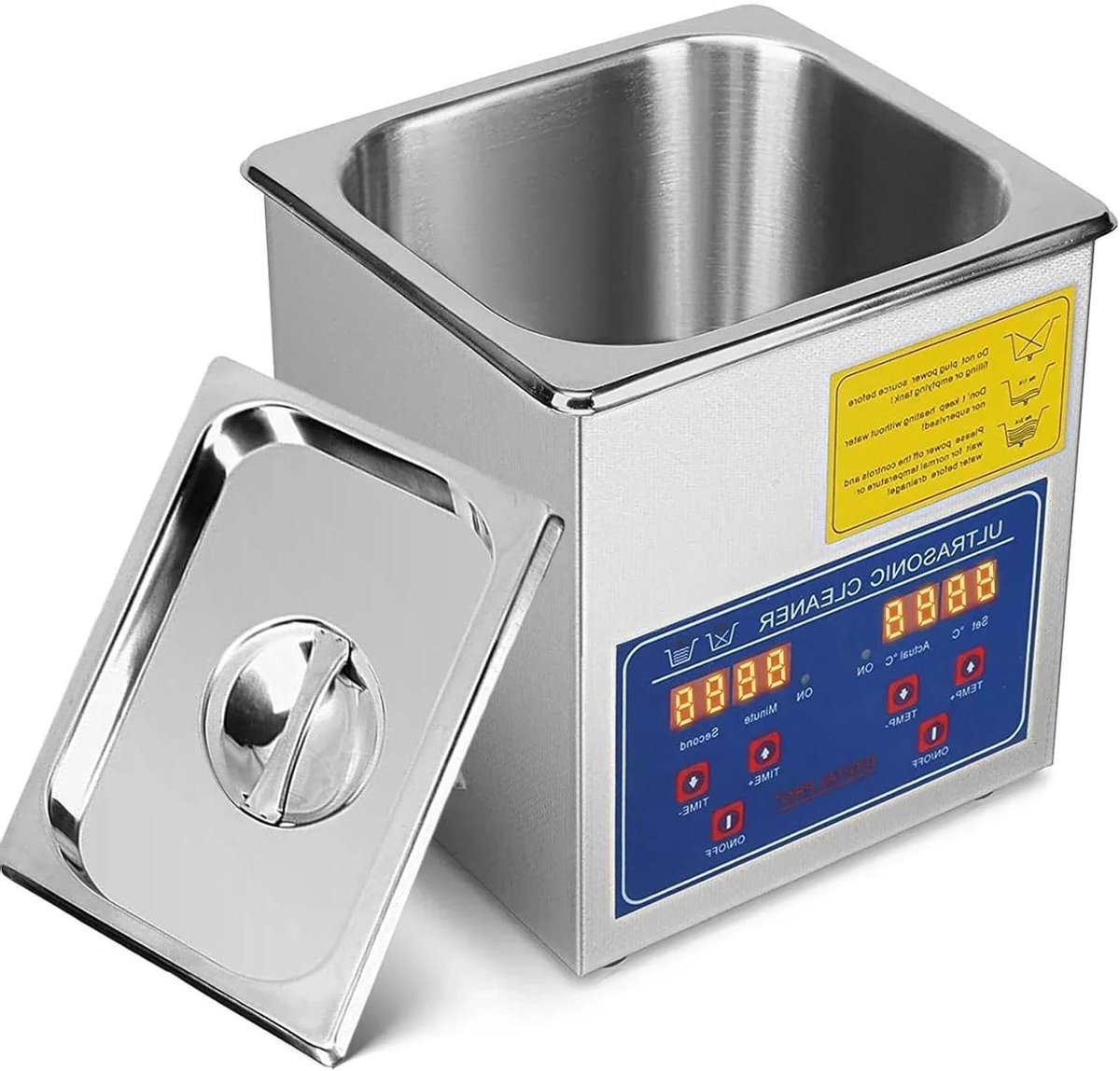 2/3/6/10/15/22/30L Ultrasoonreiniger Digitale Timer Roestvrijstalen Badjuwelen Brillen Horloge Reinigingsmachine Efficiënt Schoonmaken(2 L)