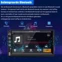 Scherm met geïntegreerde Bluetooth functies: oproepen, adresboek, muziek en toetsenblok.