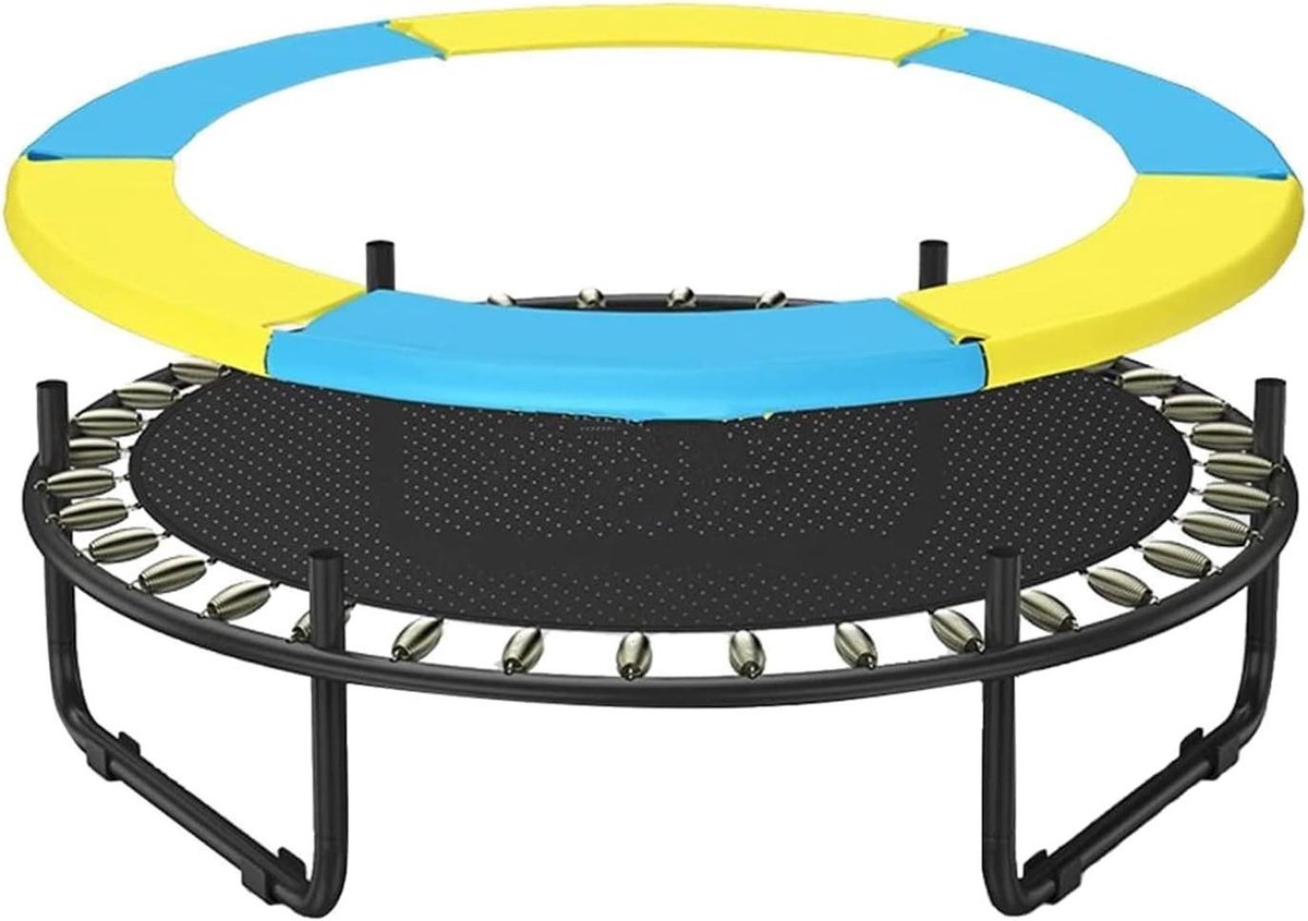 Trampoline Veiligheidspad - Randkussen Trampoline - Veilig Springen - Waterdicht & UV-bestendig - 1.5m Diameter - Geel