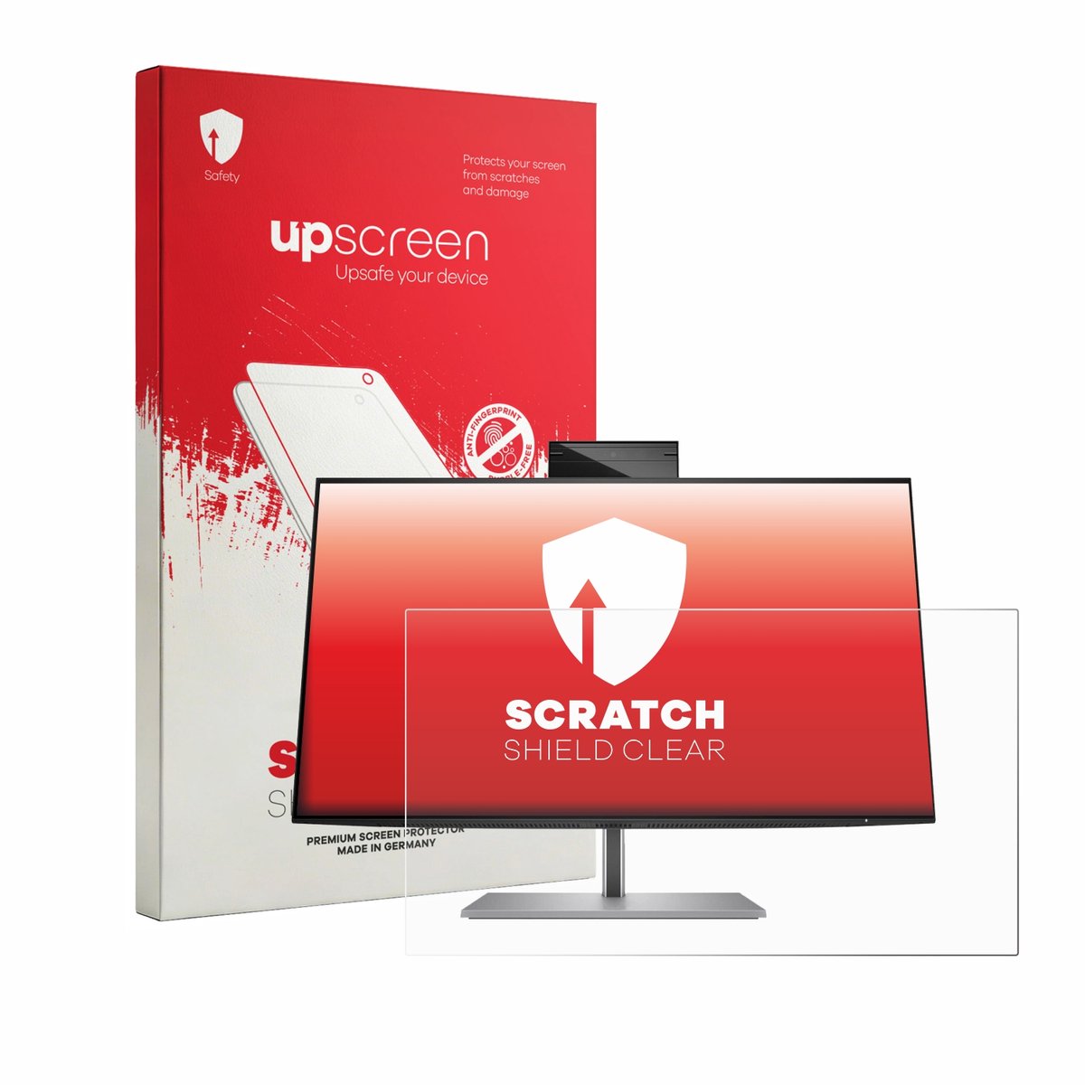 upscreen - Screenprotector voor HP Z24m G3 - Folie Beschermfolie transparant