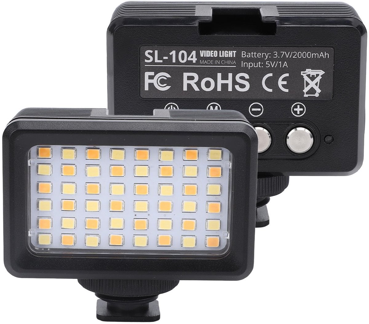 Waterdichte Duiklamp voor Actiecamera - 130ft (40m) CRI 95+ Dimbare LED Verlichting