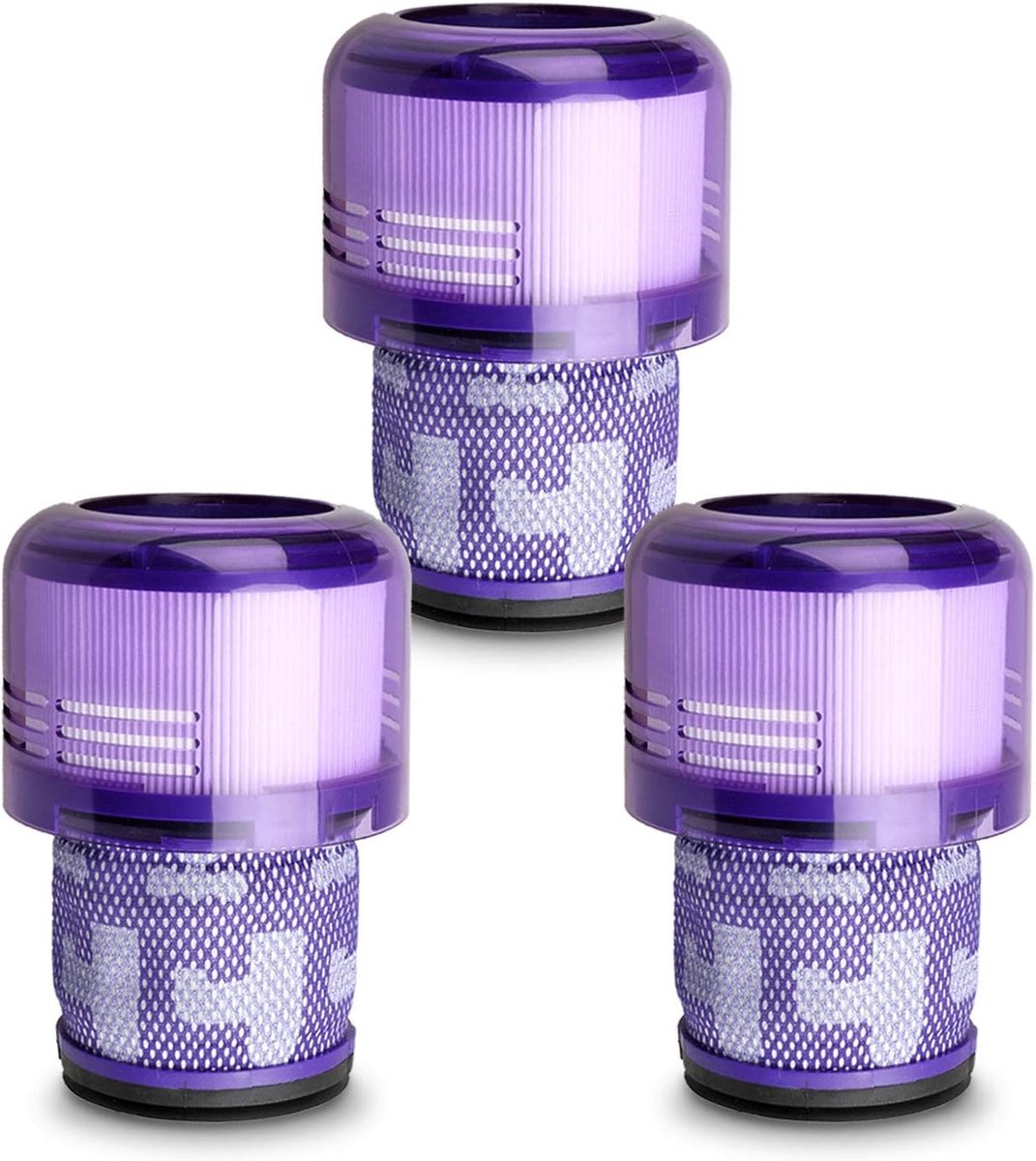 Set van drie vacuümfiltervervangingsonderdelen – compatibel met Dyson V11 Origin, V11 Torque Drive, V11 Animal Complete, V11 Extra, V15 Detect en V15s