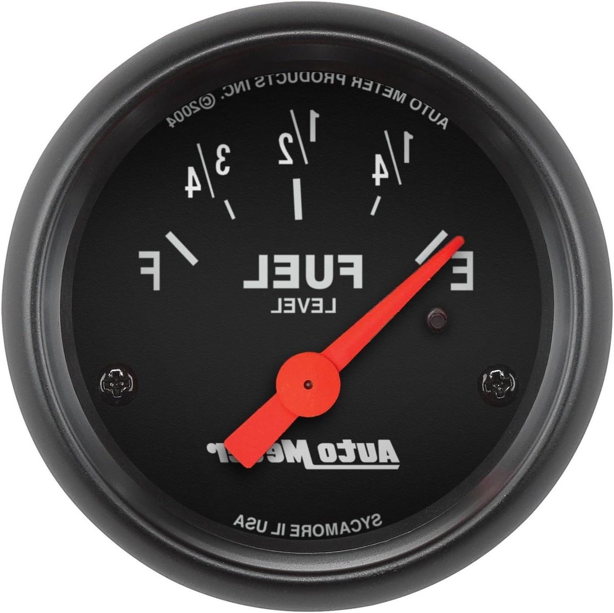 Brandstofniveaumeter Elektrisch - Brandstofmeter Auto - Brandstofniveau Controleren - Air-Core Elektrische Instrumenten - 12 en 16 Volt - Zwart
