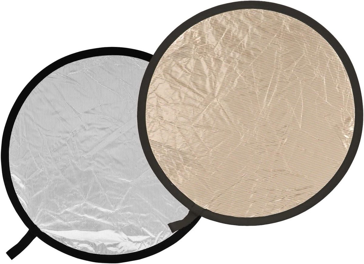 Reflector Scherm - Licht Reflector - Fotografie Belichting - Opvouwbaar Ontwerp - 75 cm - Zilver