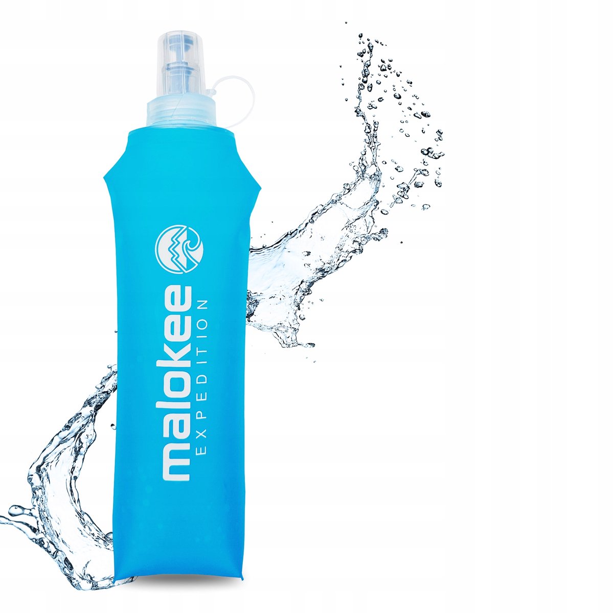 Malokee Expedition - Soft Flask Bidon - 500 ml - Elastyczne - Sportief