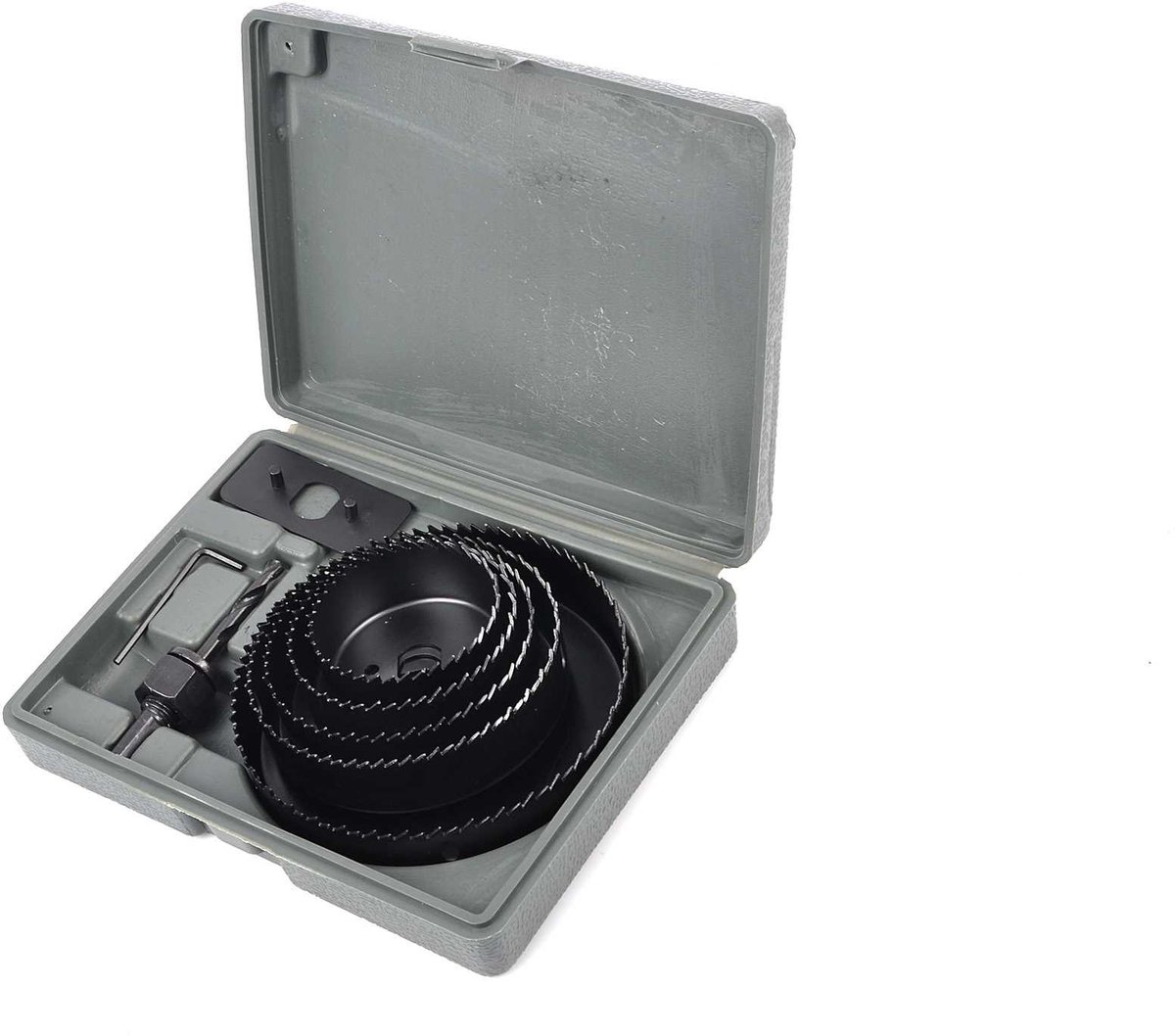 MAR-POL - Gatzaagset voor Hout - 8 Stuks - Verschillende Diameter - Inclusief Accessoires