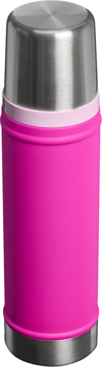 Stanley Classic Legendary Thermosfles 750 ml - Houdt 20 Uur Warm Of Koud - Lekvrij - Vaatwasserbestendig - BPA-Vrij - Voor Koffie, Thee en Meer - Roestvrijstalen Thermoskan - Violet Blossom – foto 2