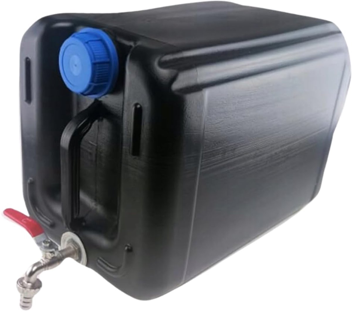 Anwicar Jerrycan voor Water - 20 L - Watercontainer met Kraantje en Dop - Waterdispenser Camping - Zwart