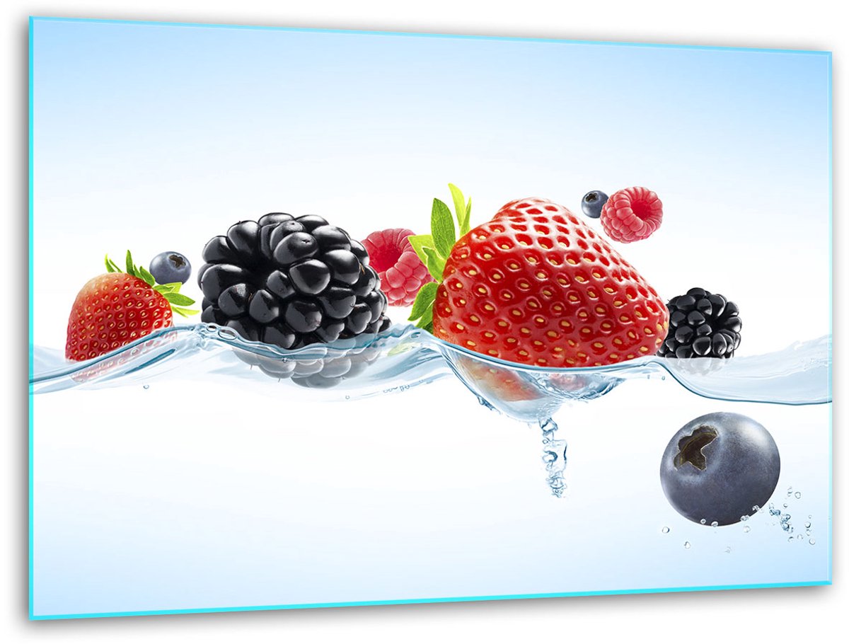 TMK ArtDeko - Snijplank Glas - 40x30cm - Fruit Design - Hittebestendig