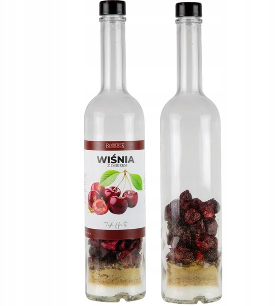 Bimberek - Serie - 500ml Fles voor Huisgemaakte Likeur - Liofiliseerde Vruchten van Bimberek — afbeelding 5