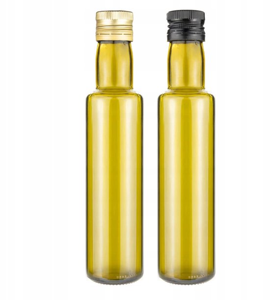 Bimberek Dorica Serie - Olijfolie Flessen - 250ml - Donker Glas - Dispenser van Bimberek — afbeelding 2
