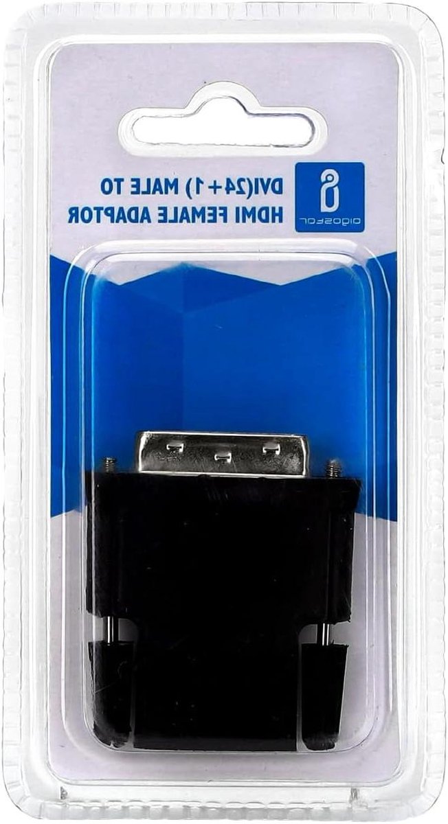 Audio Adapter - DVI naar HDMI - Beeld en Geluid - Signaal Behoud - 30 gram - Zwart