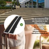 TRUTZHOLM - Rolstoelhelling - 305 cm lang - Draagvermogen 272 kg - Aluminium - Dubbel opvouwbaar - Antislipcoating - 1 stuk