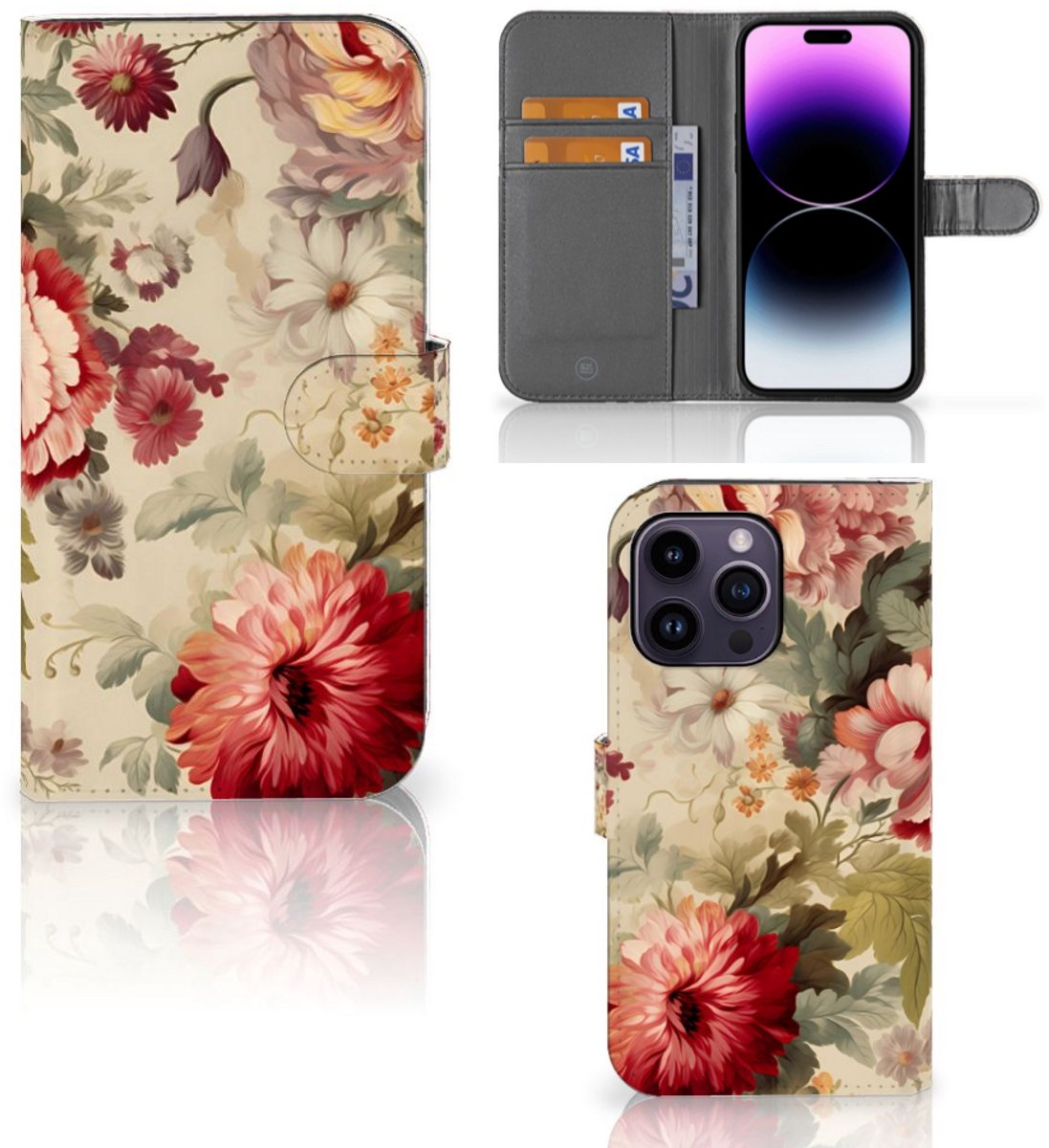 Hoesje voor iPhone 15 Pro Max Bloemen