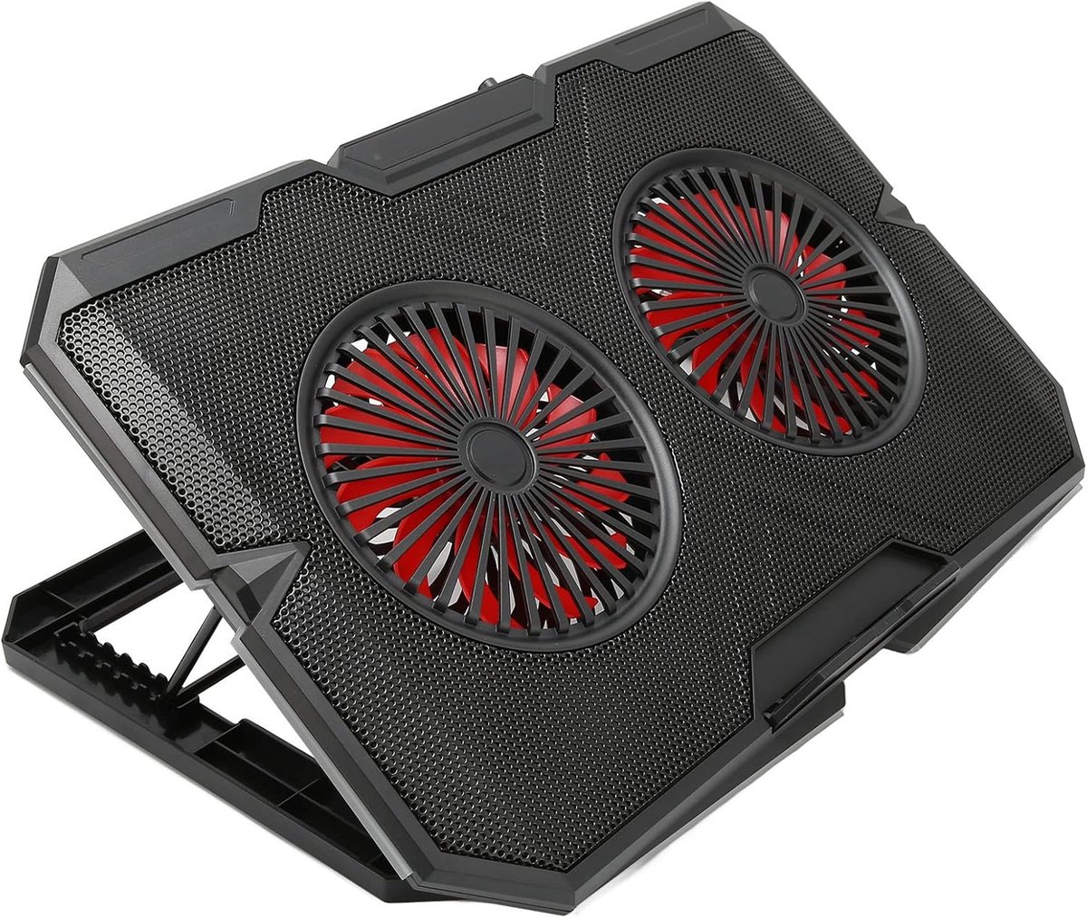 Laptop Koelmat - Laptop Cooler - Gaming Prestaties - 7 Hoogte Instellingen - Tot 17 Inch - Met RGB