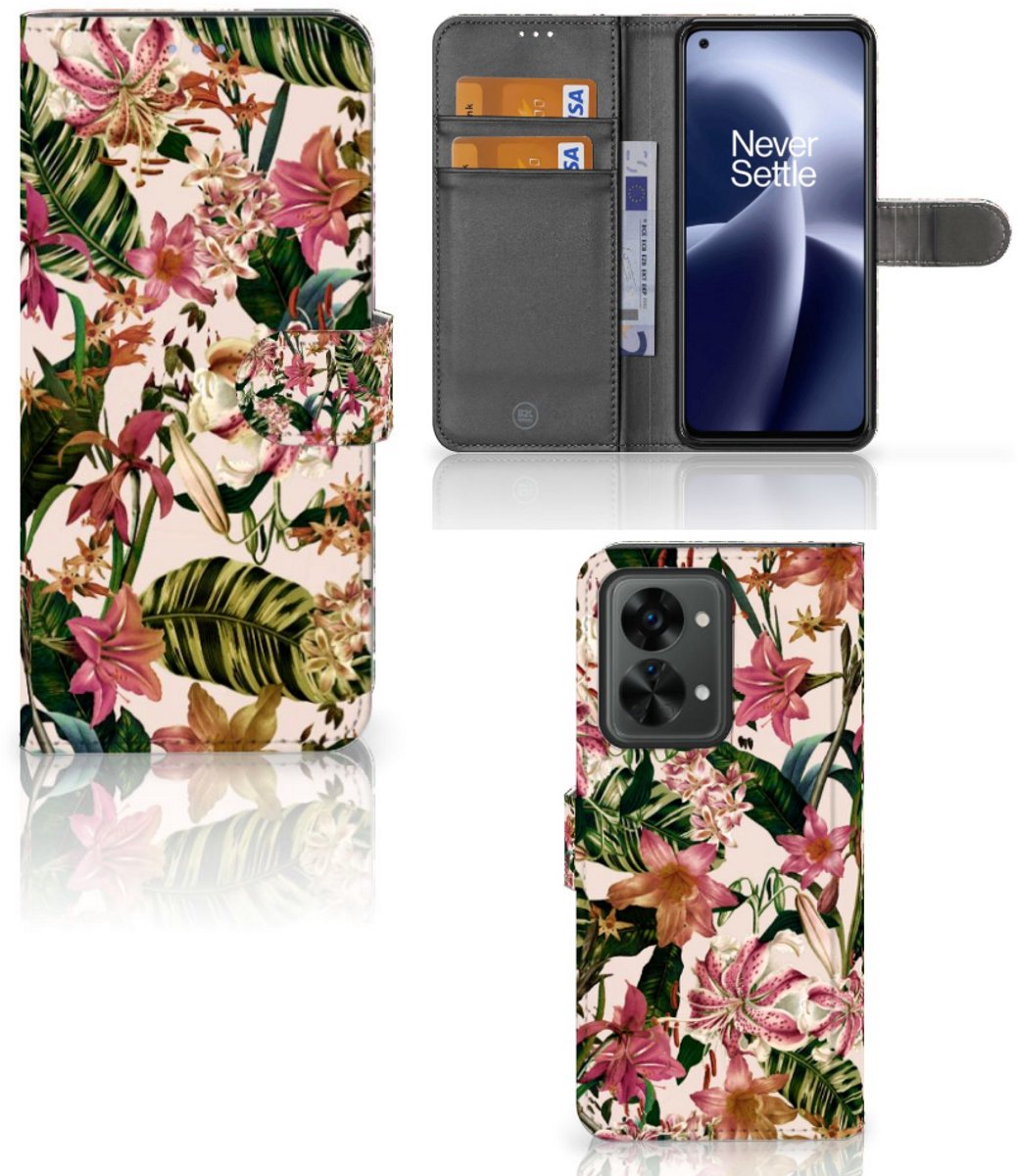 OnePlus Nord 2T Hoesje Flowers